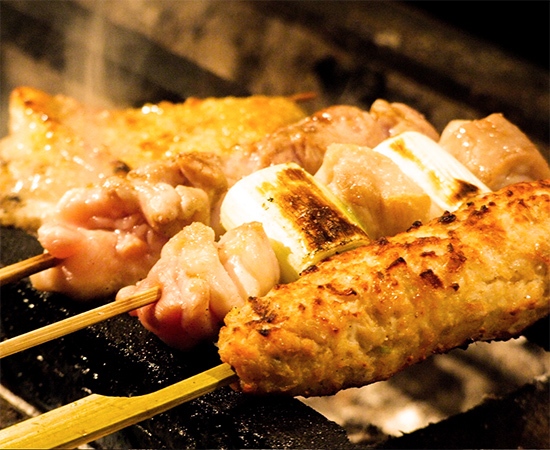 盛り合わせでお得!やきとり五種盛り