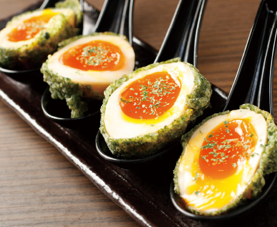 旨鶏家 ブリッジーズの濃厚コク旨!トロ〜リ半熟のりたま天