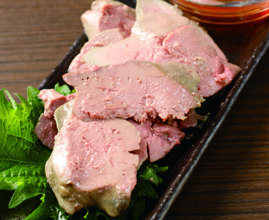 旨鶏家 ブリッジーズの旨鶏屋自慢の鶏レバー!極★白レバー刺し